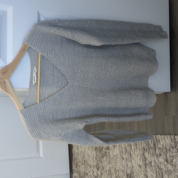 Vneck waffle knit sweater / M - Picture 1 of 4